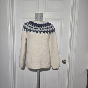 ICELANDIC handknit Fairisle Sweater